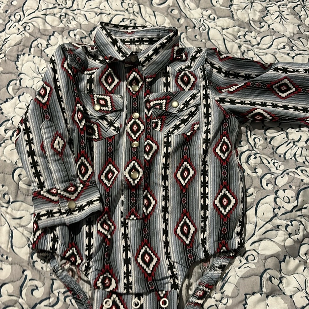 Baby boys western top